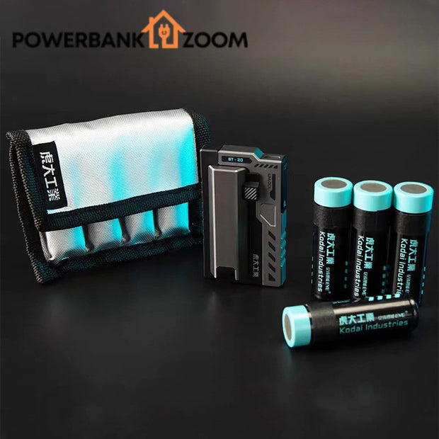 POWERBANKZOOM｜Interchangeable Power Bank, Tactical Interchangeable Battery Mobile Power Module, Battery Charger