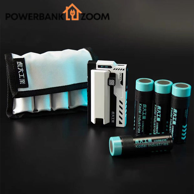 POWERBANKZOOM｜Interchangeable Power Bank, Tactical Interchangeable Battery Mobile Power Module, Battery Charger